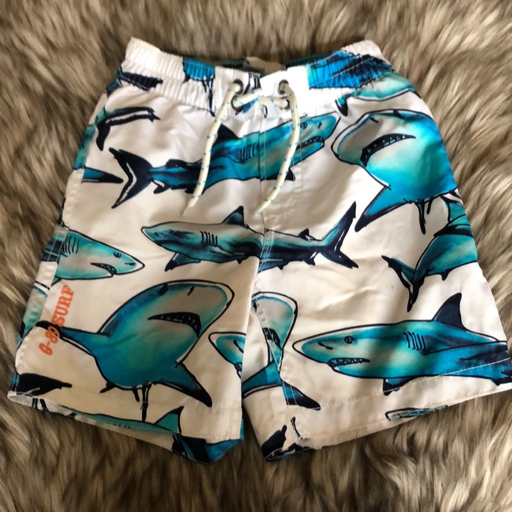 Baby Gap shark trunks